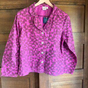 Fuscia PJ top